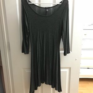 Rue21 Gray Shark Bite Dress